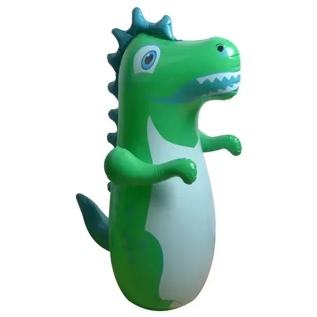 Children Adult Tumbler Boxing Inflatable Standing Punching Bag Boys Dinosaur Sport Toys Kids Activity Outdoors Game Gift Quick Pick Grocers