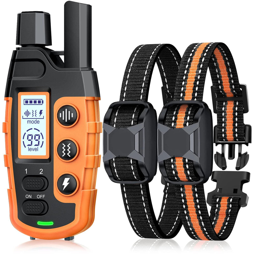 3300Ft Electric Dog Training Collar Remote Control Waterproof Pet BehaviorFor 5-120lbs Puppy With Shock Vibration Quick Pick Grocers