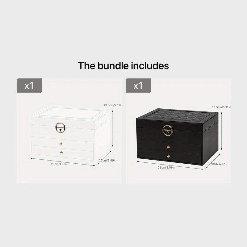 1PC Jewelry Storage Box, Necklace Earrings Jewelry Storage Box, Ideal choice for Gifts Purest Peak