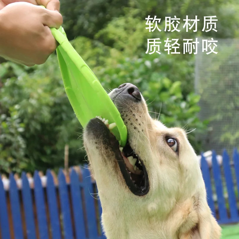 OUZEY Bite Resistant Flying Disc Toys For Dog Multifunction Pet Puppy Training Toys Outdoor Interactive Game Pet Dogs Products Econic Blanks