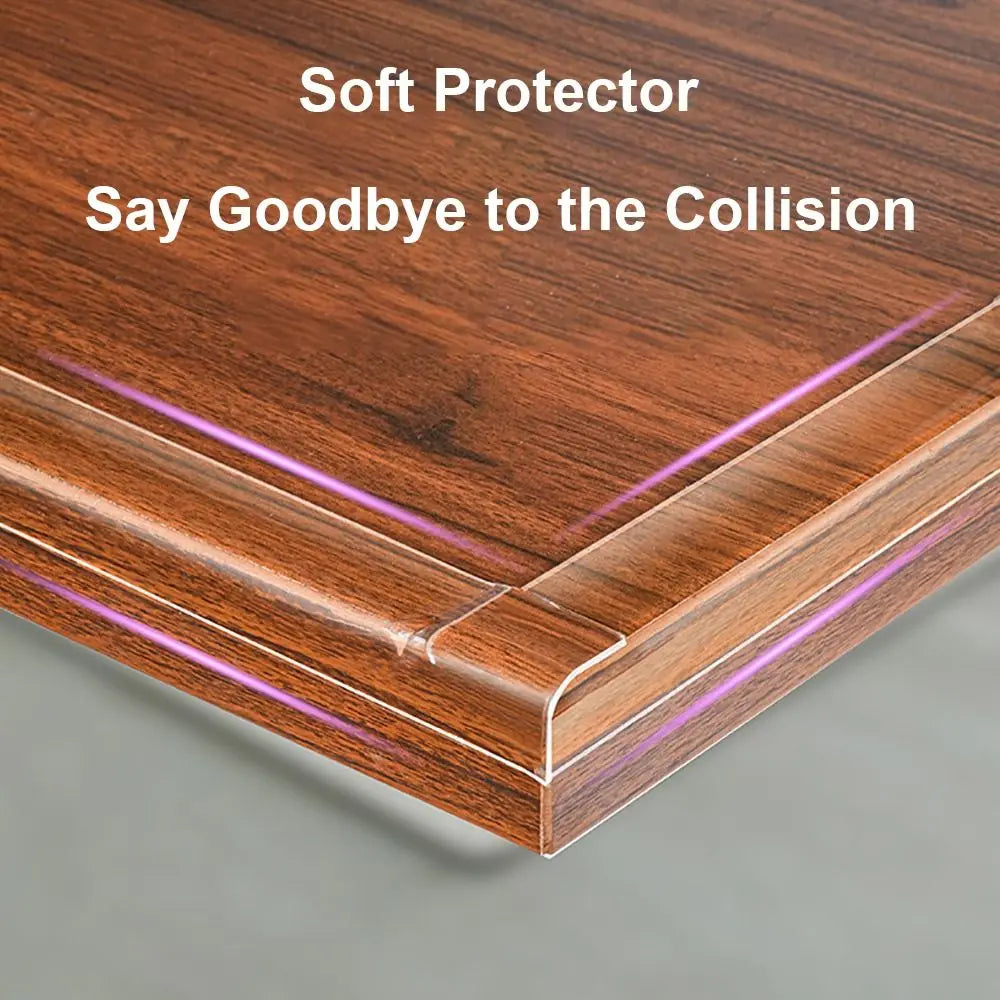 Table Edge Guard Tape Furniture Corner Bumper Self Adhesive Collision Proof Protective Strip Thickened Transparent Soft Tape Quick Pick Grocers