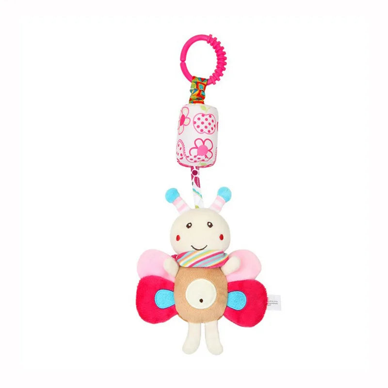 Newborn Baby Plush Stroller Toys Baby Rattles Mobiles Cartoon Animal Hanging Bell Educational Baby Toys 0-12 Months Speelgoed Purest Peak