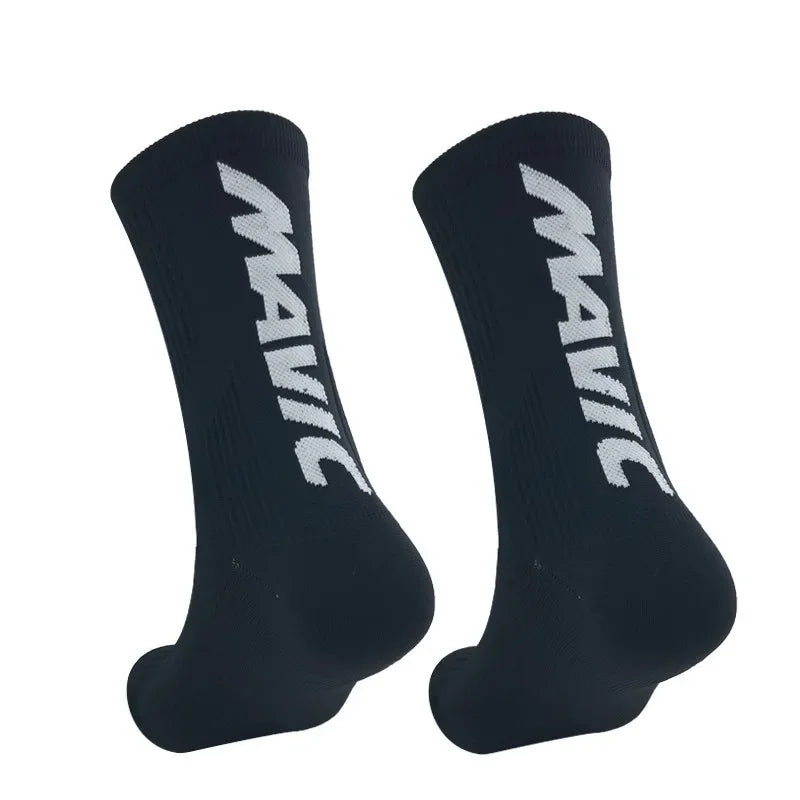 Unisex Sports Compression Socks 1 Pair Moisture-Wicking Breathable for Cycling Hiking Running Basketball Quick Pick Grocers