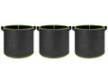 Vegetable/Flower/Plant Grow Bags 2/3/5/7/10 Gallon Thickened Non-Woven Grow Bags Aeration Fabric Pots with Handles Flower Pot Quick Pick Grocers