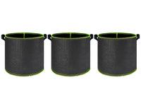 Vegetable/Flower/Plant Grow Bags 2/3/5/7/10 Gallon Thickened Non-Woven Grow Bags Aeration Fabric Pots with Handles Flower Pot Quick Pick Grocers