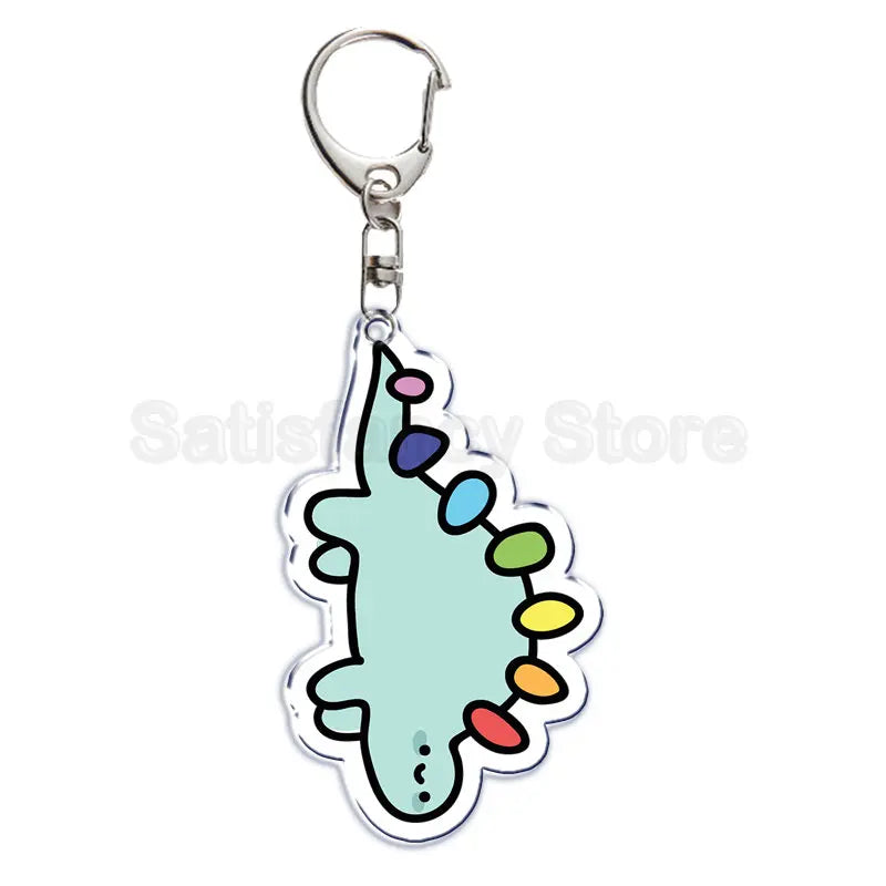 Gay Pride LGBT Rainbow Acrylic Keychain LGBTQ Transparent Double Sided Key Chain Key Ring Lesbian Keychains for Friends Gift Quick Pick Grocers