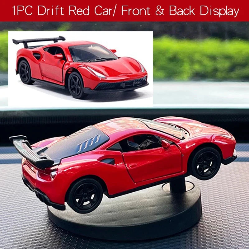 Drift Car dashboard toy model swing turning cool sports race auto ornaments interior accessories decor items fun decorations men Econic Blanks