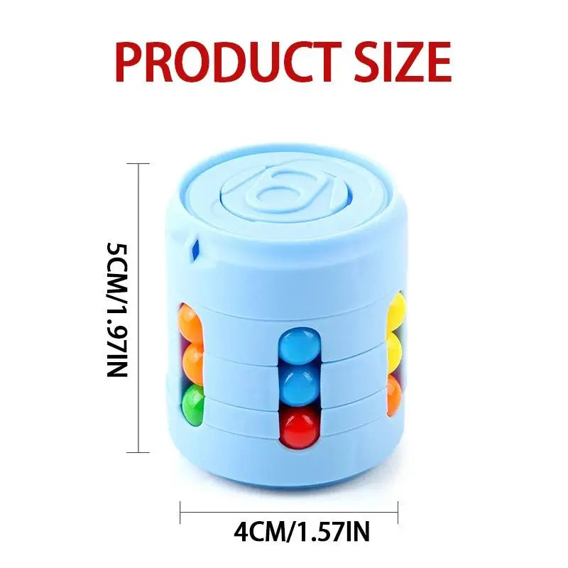 Multiple Functions Fidget Spinner Magic Colorful Beans Finger Spinning Relieves Stress Decompression Tool For Children And Adult Quick Pick Grocers