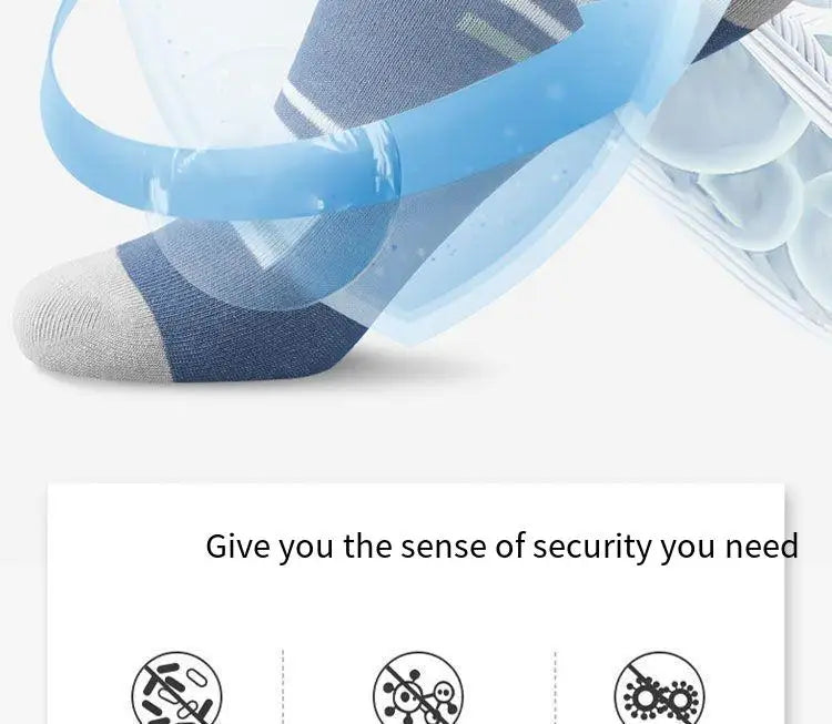 Men's Pure Cotton Socks Spring Striped Casual Socks Men's Anti-odor Antibacterial Business Socks High Quality Sports Sock Meias Quick Pick Grocers