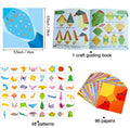 Origami Kit 30/96 Sheets Origami Paper Craft Guiding Book DIY Art Craft Projects Supplies for Beginners Children Kids Boys Girls Econic Blanks
