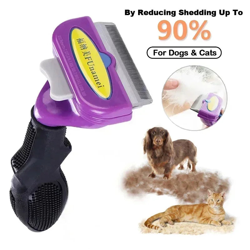 Cat Hair Removal Comb Cat Brush Pet Grooming Brush Dog Comb Cat Hair Massage Comb Cat Hair Remover Cleaning Grooming Cat Combs Econic Blanks