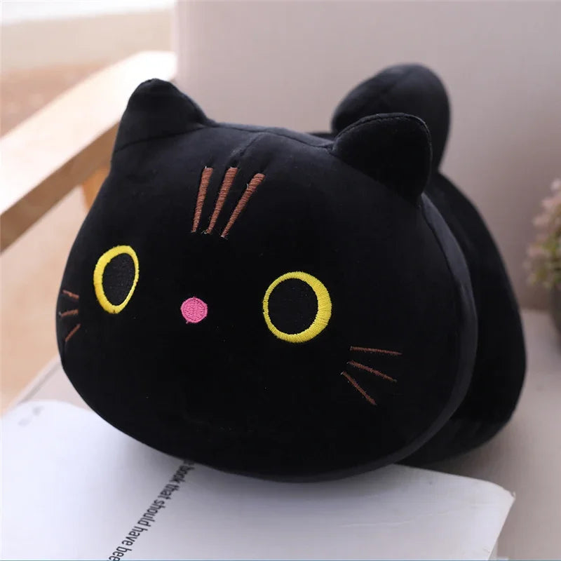 20cm Cute Soft Cat Plush Pillow Sofa Cushion Kawaii Plush Toy Stuffed Cartoon Animal Doll Lovely Gift Quick Pick Grocers