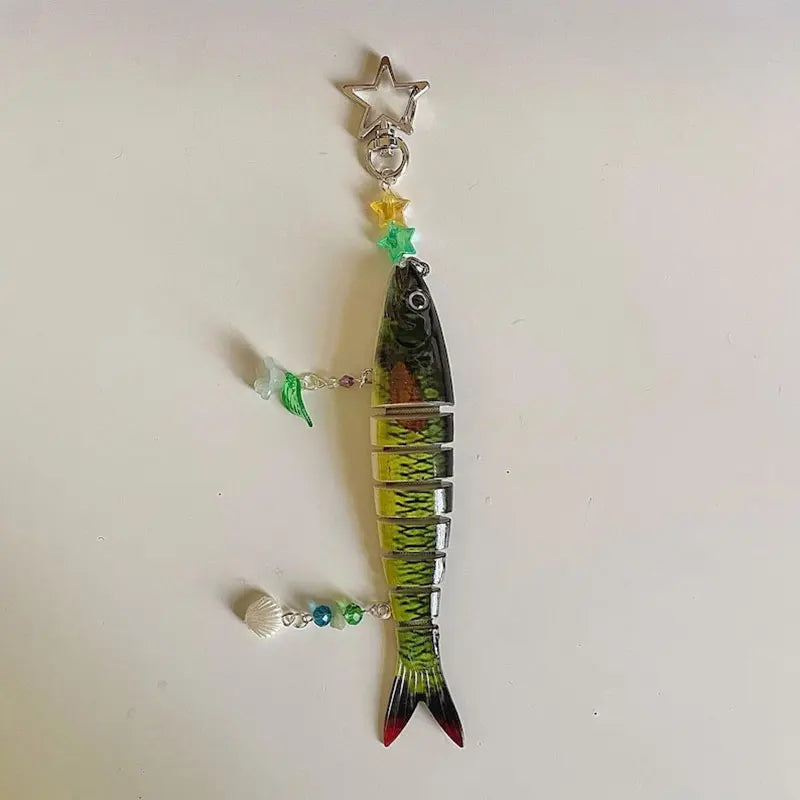 Handmade Fish Keychain,  Gift For Fishing Enthusiasts Econic Blanks