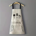Stylish 1pc Kitchen Apron Unisex Adjustable Cooking Apron Solid Color Household Apron with Pocket for Adults Kitchen Supplies Econic Blanks