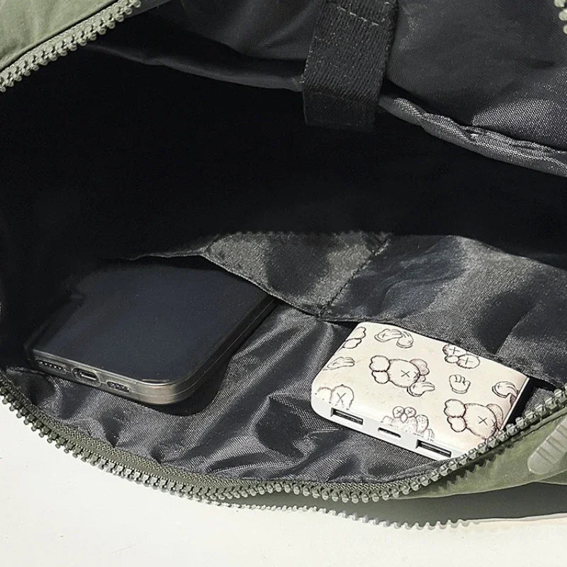 Casual Multi-pocket Messenger Bags for Women Fashion Nylon Shoulder Bag Ladies Large Handbags Female Travel Shopping Tote Purse Quick Pick Grocers