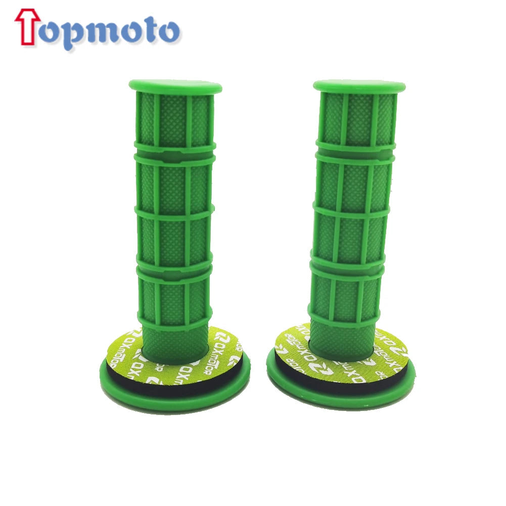 22mm 24mm Motorcycles Grip Dirt Bike Grips 7/8" Rubber Biker Scooter Handle Grip For Handlebar Mx Pillow Top Throttle 22mm Bar Quick Pick Grocers