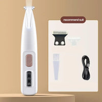 New Dog Paw Trimmer with LED Light Fully Waterproof Pet Hair Trimmer with LED Display Dog Clippers for Grooming 18mm Widen Blade Quick Pick Grocers