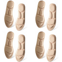 1/2/4/16Pairs 5D Massage Memory Foam Insoles For Shoes Sole Breathable Cushion Sport Running Insoles For Feet Orthopedic Insoles Quick Pick Grocers