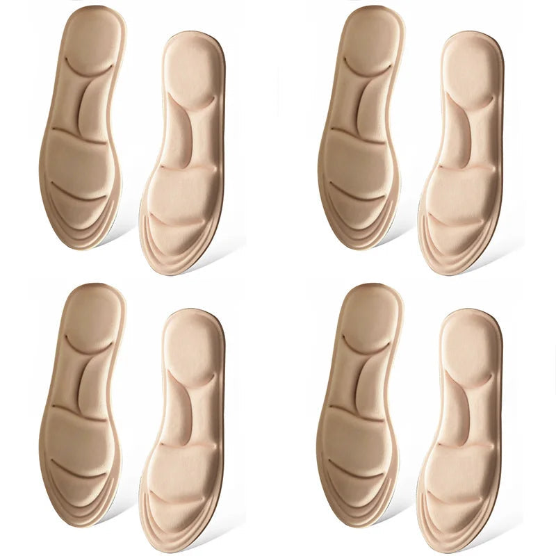 1/2/4/16Pairs 5D Massage Memory Foam Insoles For Shoes Sole Breathable Cushion Sport Running Insoles For Feet Orthopedic Insoles Quick Pick Grocers