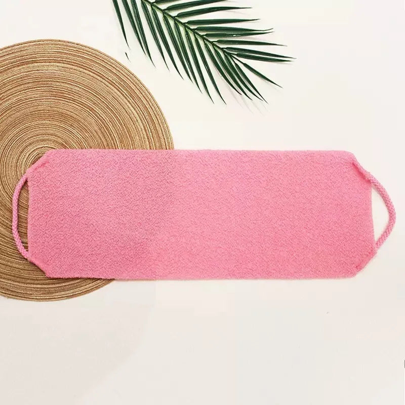 High Elasticity Frosted Long Shower Towel Shower Body Brush Bathing Massage Back Body Exfoliating Bathroom Wash Brush Bath Tools Quick Pick Grocers