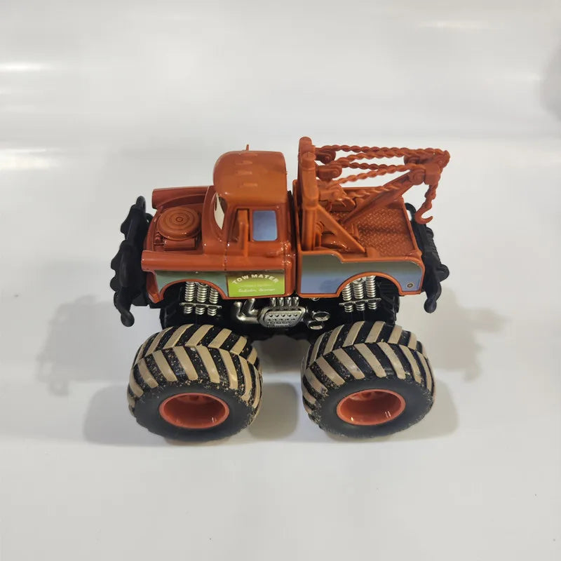 Disney Pixar Cars Toy Lightning McQueen Metal Mode Return Car Jackson Storm Mater Inertial Force Car Model Toy Kid Birthday Gift Quick Pick Grocers