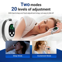 Handheld 20 Levels EMS Sleep Aid Relaxation Treatment Microcurrent Pulse Hypnosis Device Insomnia Quick Pick Grocers