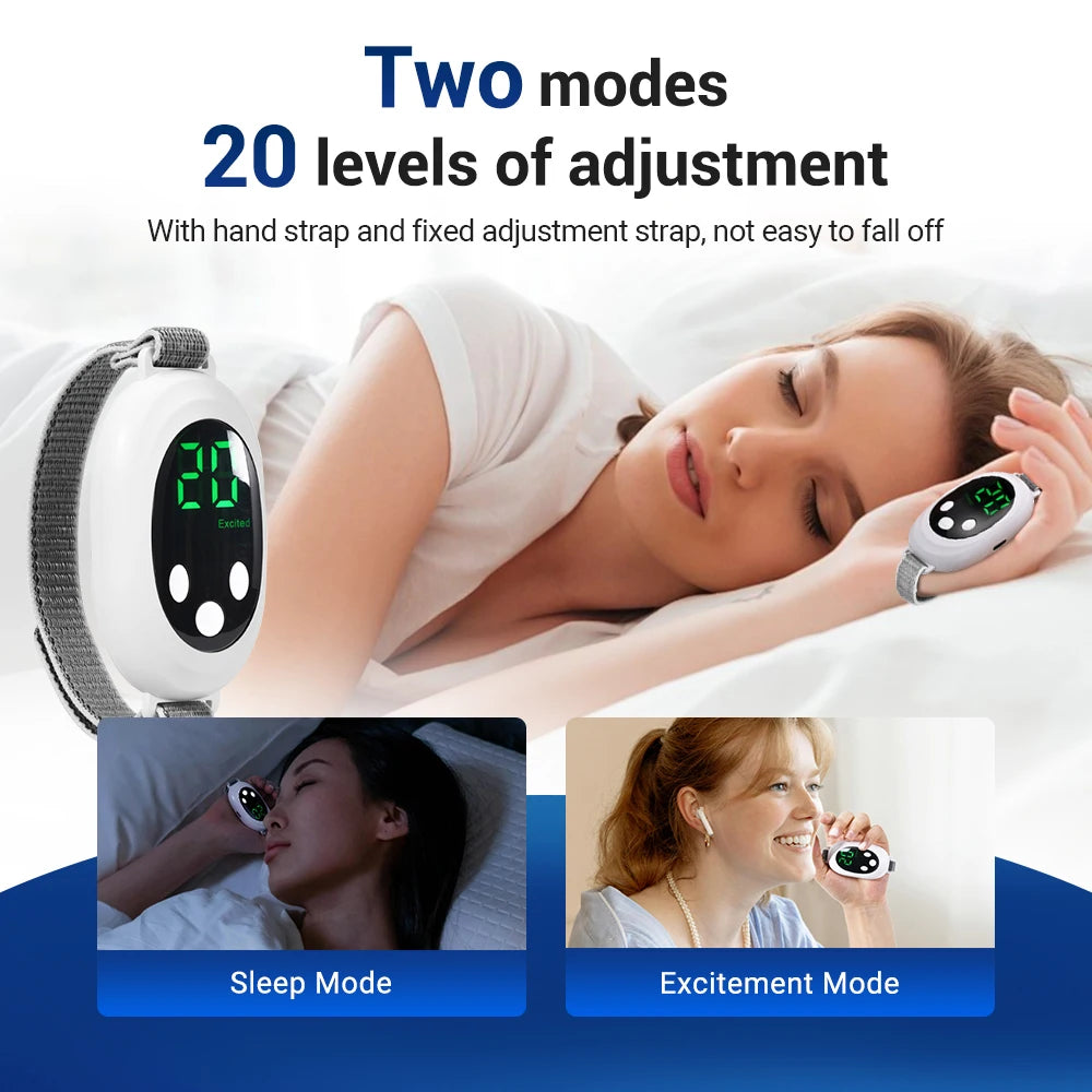 Handheld 20 Levels EMS Sleep Aid Relaxation Treatment Microcurrent Pulse Hypnosis Device Insomnia Quick Pick Grocers