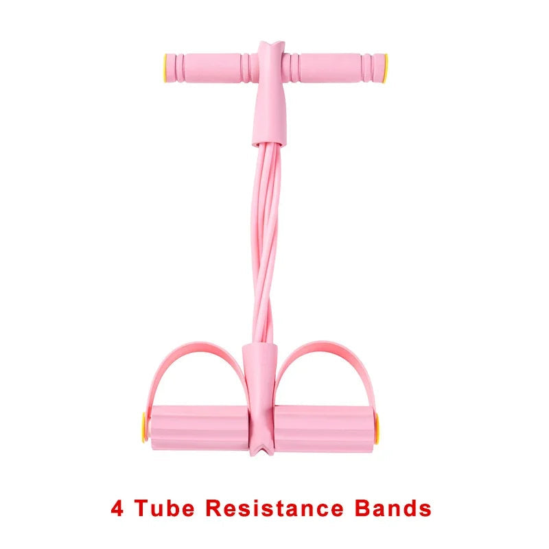 4-Level Resistance Band Tensioner with Non-Slip Handles - Home Fitness Equipment for Abdominal Muscle Training Yoga Abdominal Quick Pick Grocers