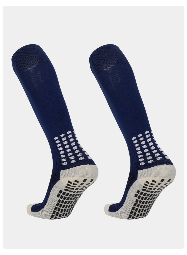New Long Football Socks Silicone Suction Cup Grip Anti Slip Soccer Socks Sports Men Women Baseball Rugby Socks Quick Pick Grocers