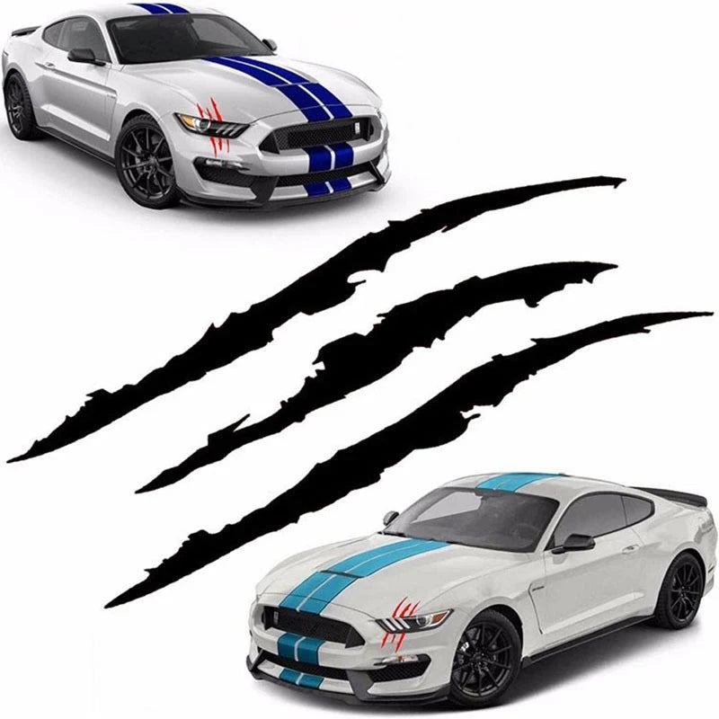 Car Sticker Reflective Monster Claw Scratch Stripe Marks Headlight Decal Auto Exterior Waterproof Vinyl Decal Car Accessories Econic Blanks