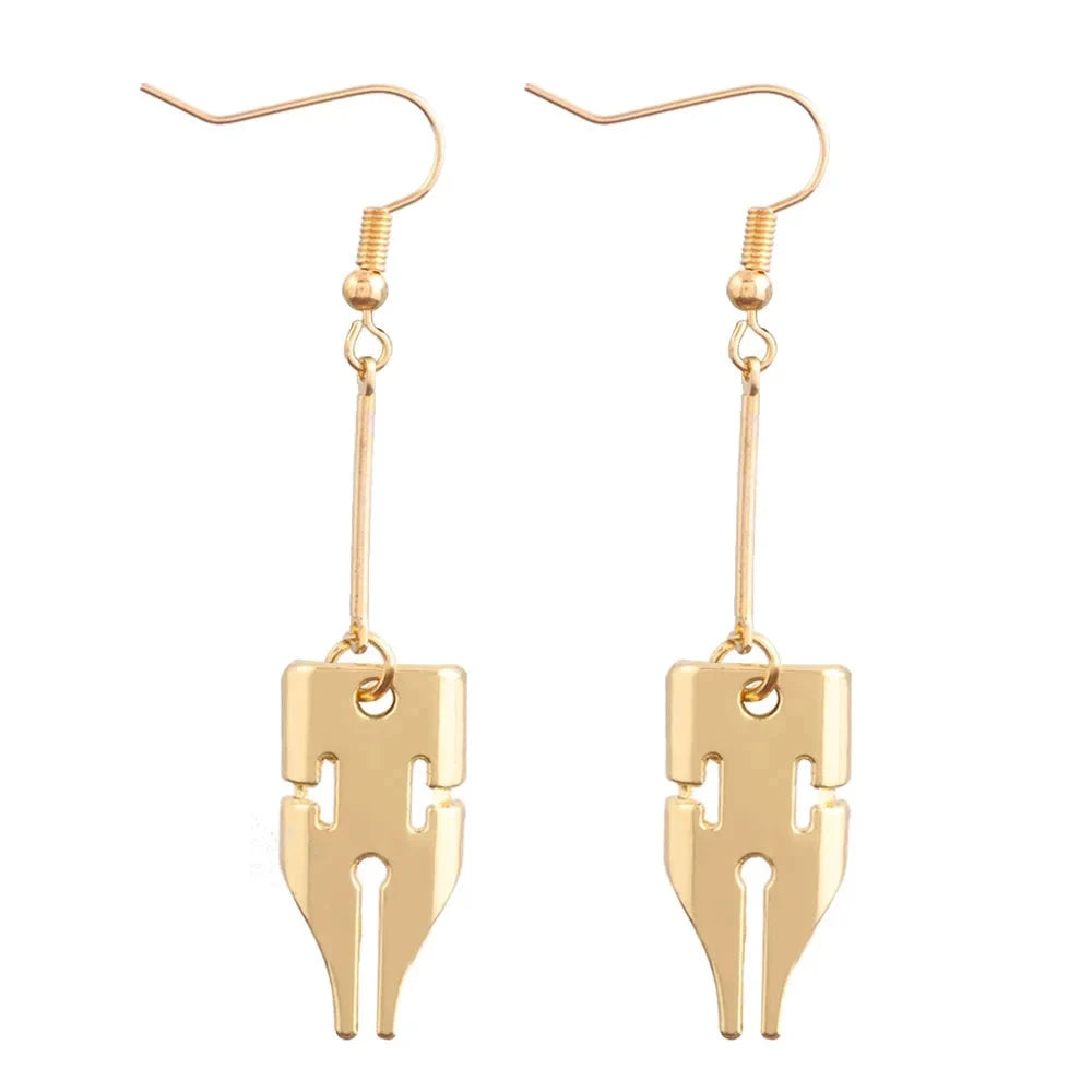 Anime JoJo Bizarre Adventure Drop Earrings Cosplay Props Kakyoin Noriaki Cherry Earrings Ear Clip Men Girl Jewelry Gift Econic Blanks