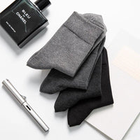 10Pairs/Lot Men Combed Cotton Socks Black Casual Business Breathable High Quality Man Sock New For Male Plus Size EU38-48 Quick Pick Grocers