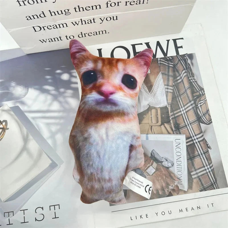 Cute El Gato Plush Toy – Wowwow Cat Doll Stuffed Animal Gift for Kids Econic Blanks