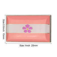 Pride Badge Bisexual Pansexual Brooch Lesbian Pride Pin Flag LGBTQ Gay Flag Lapel Pin Quick Pick Grocers
