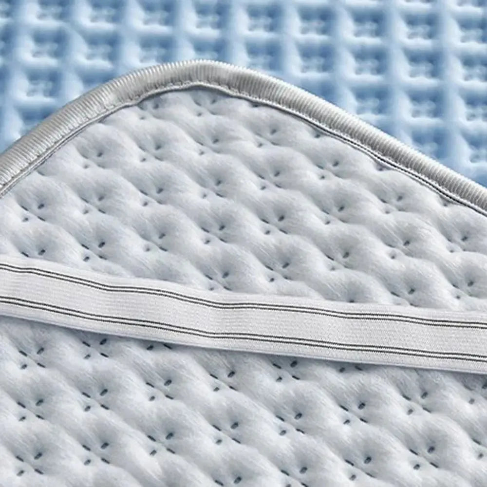 Breathable Cooling Mattress Comfortable Washable Ice Silk Bed Mat Pad Soft Skin-friendly Summer Sleeping Mat Household Quick Pick Grocers