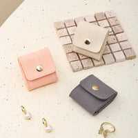 Fashion Velvet Jewelry Display Bag Container Foldable Necklace Ring Packing Bag Storage Case Earrings Organizer Jewelry Packing Quick Pick Grocers