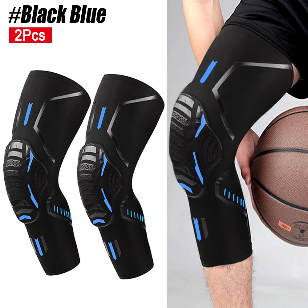 2Pcs/Pair Sport Crashproof Knee Support Pad Elbow Brace Arm Leg Compression Sleeve Outdoor Basketball Football Bicycle Protector Quick Pick Grocers