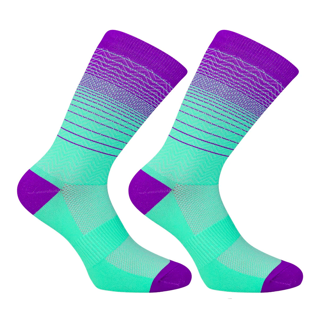 Cycling Socks Men Women Running Socks Breathable Wear-resistant Camping Hiking Socks Tube Compression Sports Socks