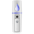 Nano Facial Steamer Mist Spray Eyelash Extensions Cleaning Pores Water SPA Moisturizing Hydrating Face Sprayer USB Rechargeable Quick Pick Grocers