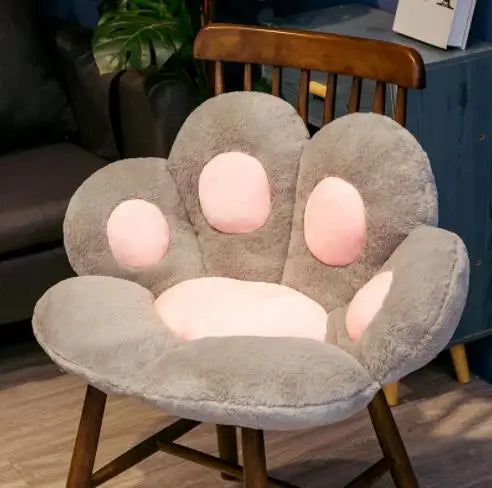 70*60cm Kawaii Cat Paw Plush Toys Cute Soft Stuffed Floor Cushion Chair Sofa Butt Pad for Home Room Decoration Office Nap Dolls Econic Blanks
