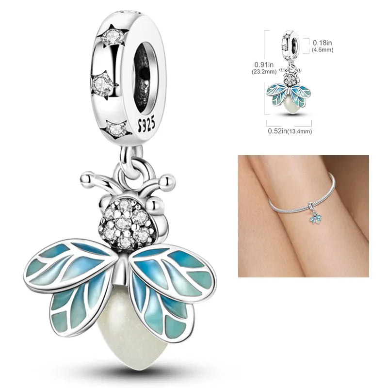 Hot Sale 925 Silver Charms Beads Fit Original Pan Bracelet Making For Woman Jewelry Fashion Pendant Econic Blanks