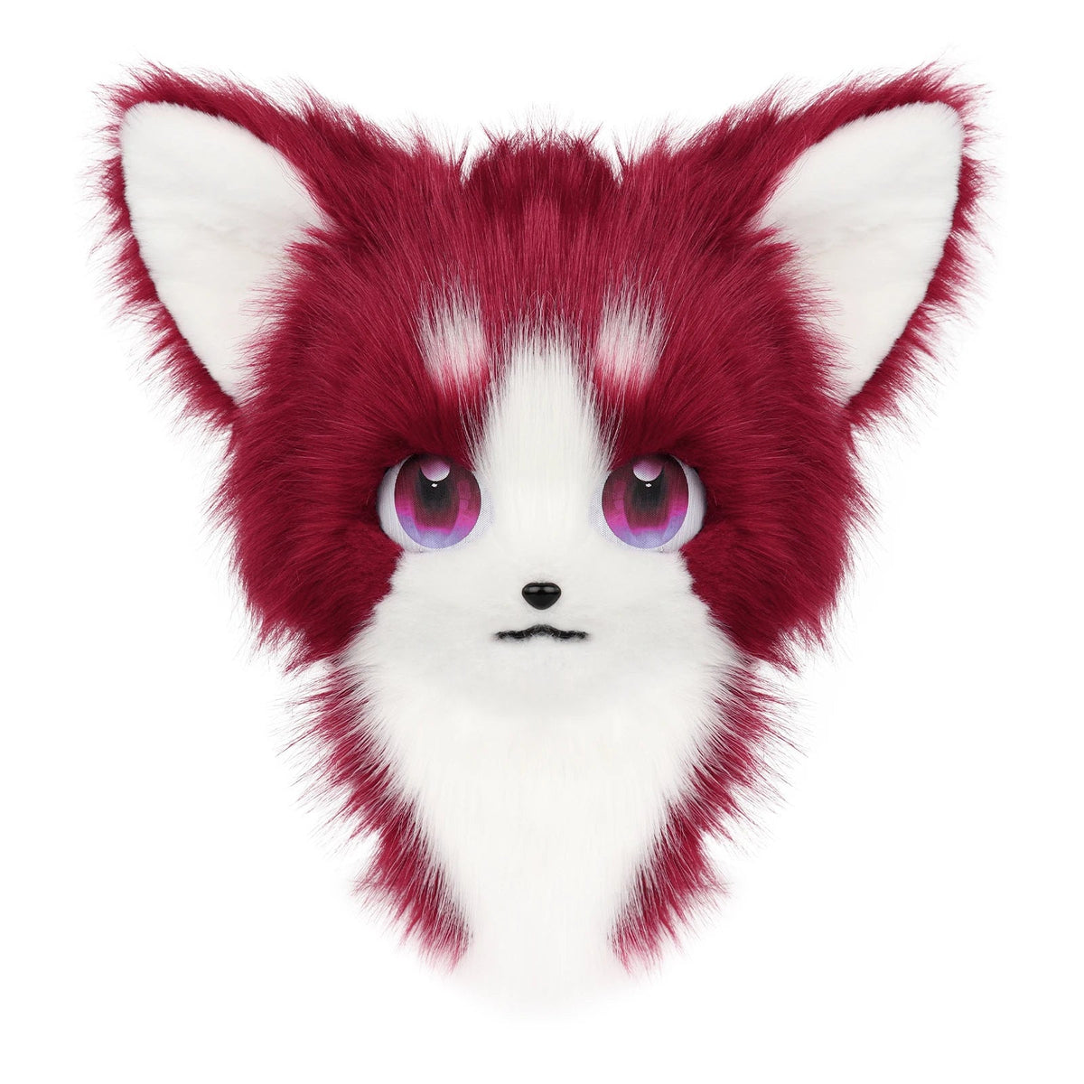 Animal Furry Fursuit Head Mask Plush Cat Fox Mask Costume Props for Halloween Cosplay Party Quick Pick Grocers