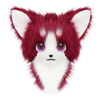 Animal Furry Fursuit Head Mask Plush Cat Fox Mask Costume Props for Halloween Cosplay Party Quick Pick Grocers