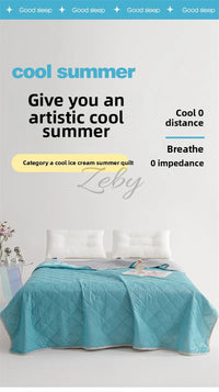 Grade A Cooling Summer Blanket for Bed Soft Breathable King Summer Quilt Queen Air Condition Comforter Lightweight Cool Duvet Quick Pick Grocers
