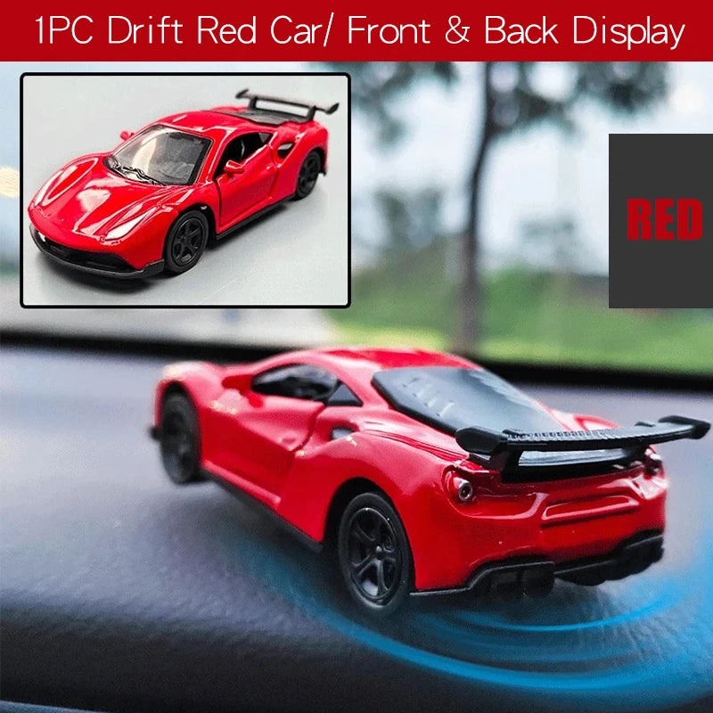 Drifting Car Model dashboard Swing Moving cool sports racing ornaments dash interior accessories decor items fun decorations men