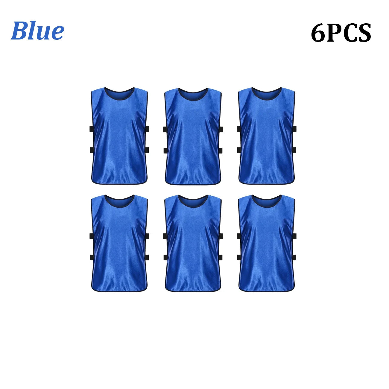 6PCS Soccer Pinnies Quick Drying Football Team Jerseys Sports Soccer Team Training Practice Youth Adult Basketball Sports Vest Quick Pick Grocers