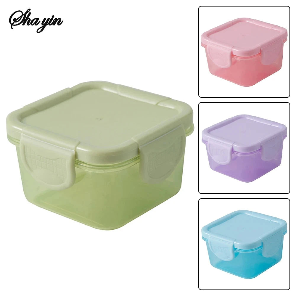 4PCS Candy-Colored Mini Sealed Storage Box For Storing Hamster Snacks And Separating Condiments - Portable Econic Blanks
