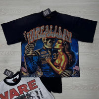 2026 New Fashion Streetwear Shinning Diamond Baggy Tshirts for Men and Women Short Sleeve Rhinestone Cotton Top Tees Oversized Quick Pick Grocers