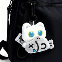 Cute Cartoon Plush Black Cat Keychain Bag Pendant Decoration Kawaii Stuffed Doll Toy Car Keyring Accessories Couples Gift Quick Pick Grocers