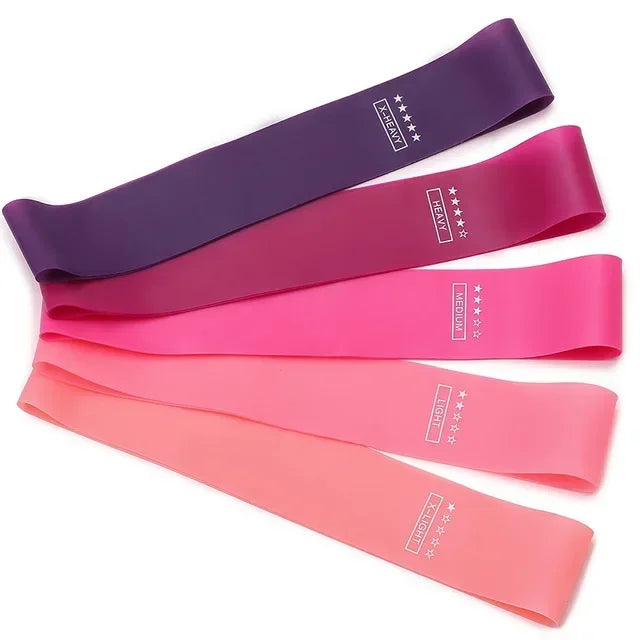 Portable Fitness Workout Equipment Rubber Resistance Bands Yoga Gym Elastic Gum Strength Pilates Crossfit Women Weight Sports Econic Blanks